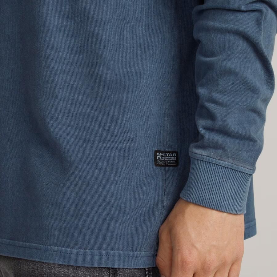 G-Star RAW Pigment Dye Loose T-Shirt Midden blauw Heren - Foto 3