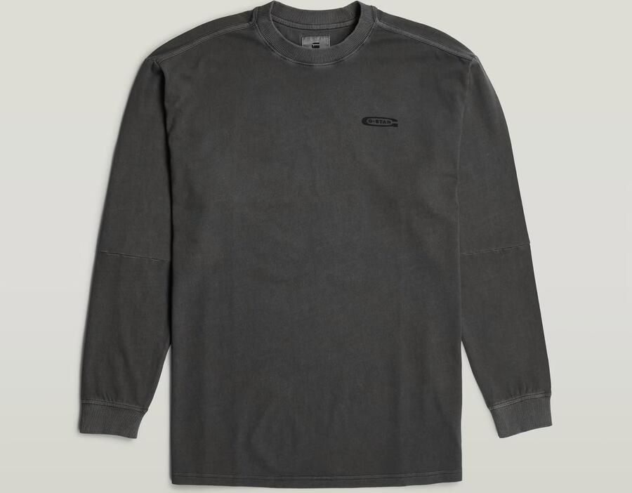 G-Star RAW Pigment Dye Loose T-Shirt Zwart Heren - Foto 6