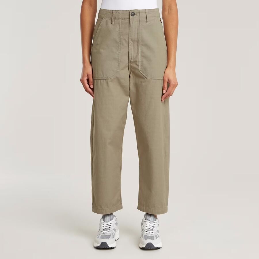 G-Star RAW Pilot Broek Cropped Beige Dames - Foto 7