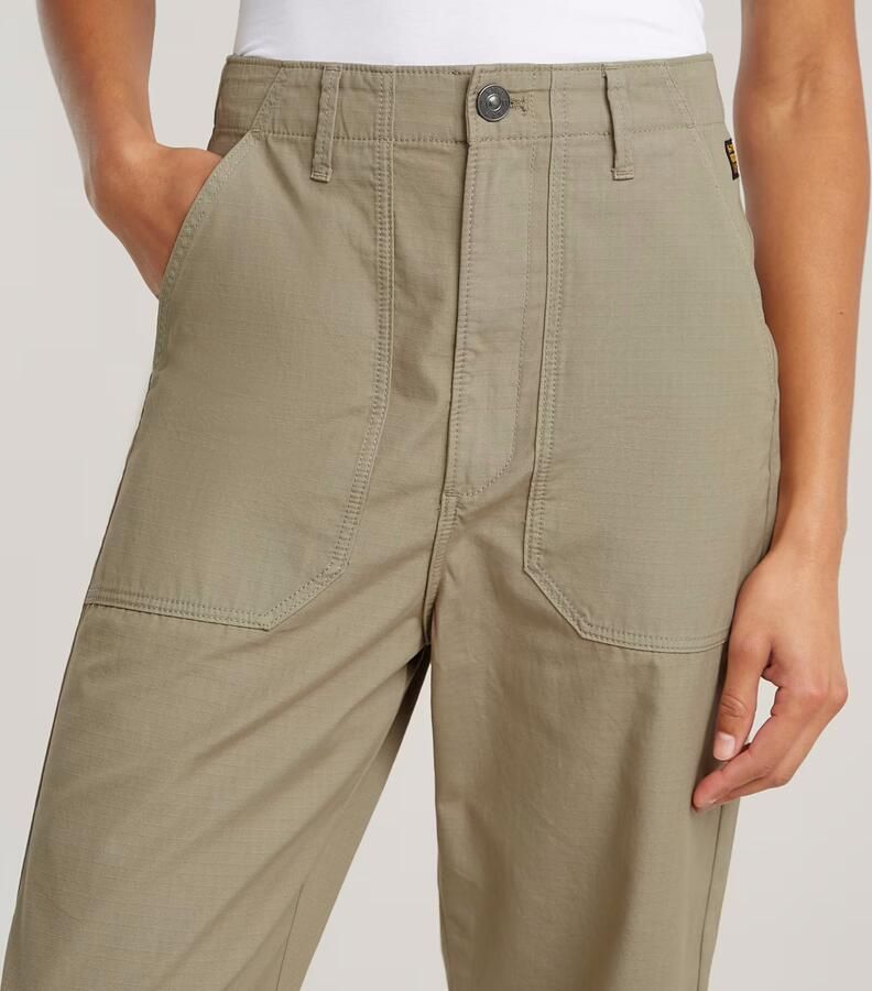 G-Star RAW Pilot Broek Cropped Beige Dames - Foto 5