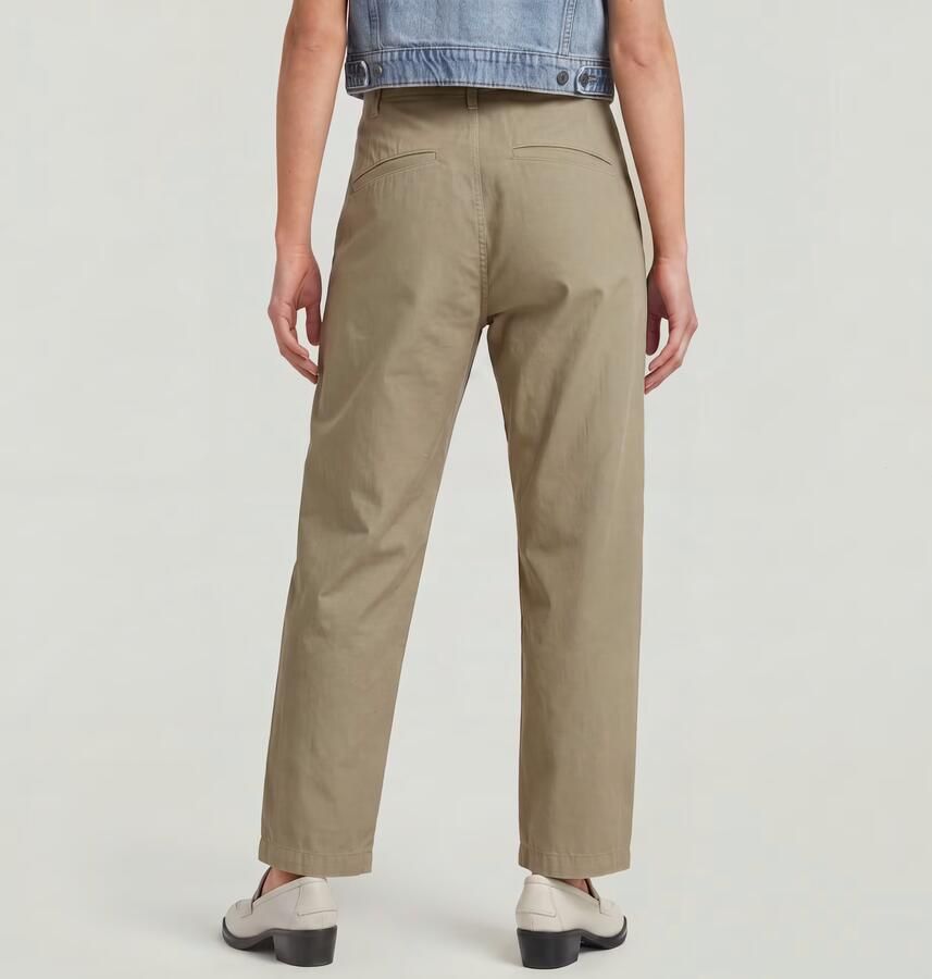 G-Star RAW Pilot Broek Cropped Beige Dames - Foto 4