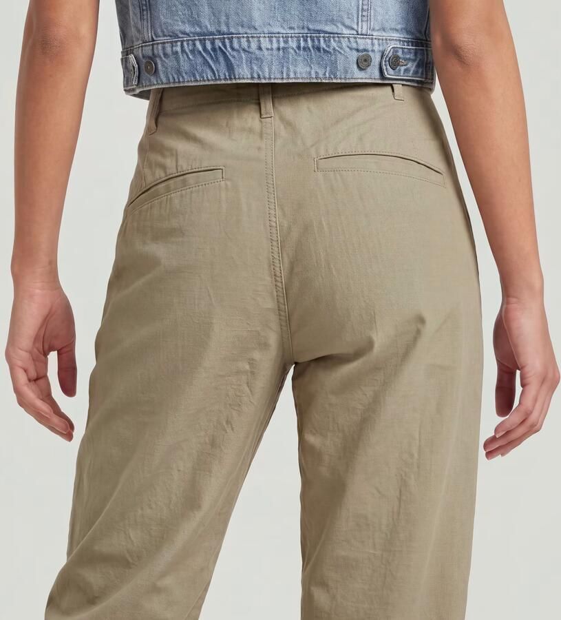 G-Star RAW Pilot Broek Cropped Beige Dames - Foto 5