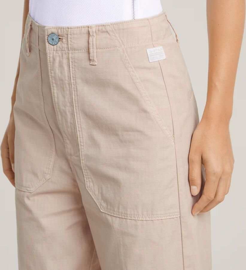 G-Star RAW Pilot Cropped Broek Roze Dames - Foto 3
