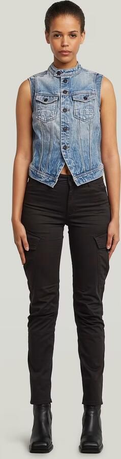 G-Star RAW Pitchched Hem Slim Vest Anders Dames - Foto 6