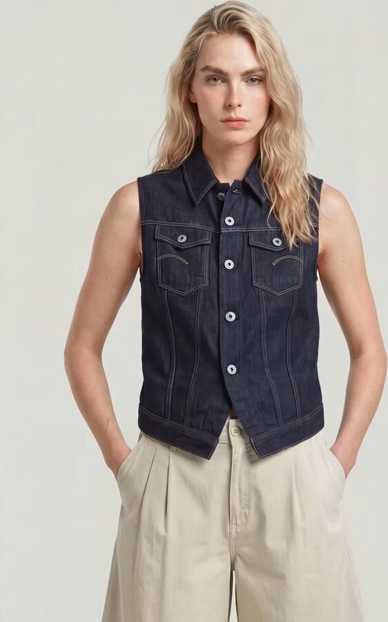 G-Star Raw Blazer D29079-D934 PITCHED HEM SLIM VEST-082 RONSED - Foto 6