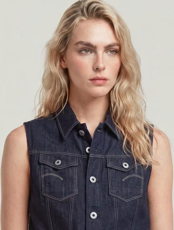 G-Star Raw Blazer D29079-D934 PITCHED HEM SLIM VEST-082 RONSED - Foto 3