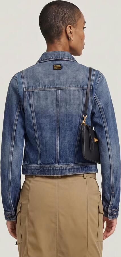 G-Star RAW Pitched Hem Slim Jack Midden blauw Dames - Foto 6