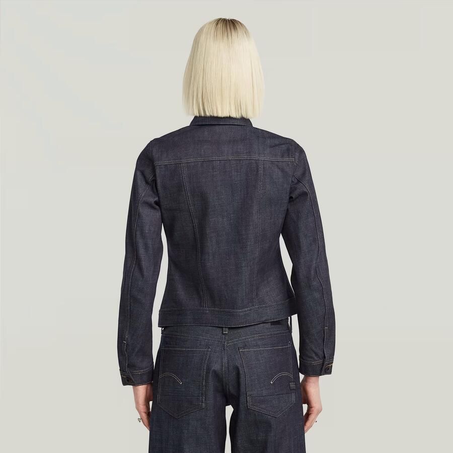 G-Star RAW Pitched Hem Slim Selvedge Jack Donkerblauw Dames