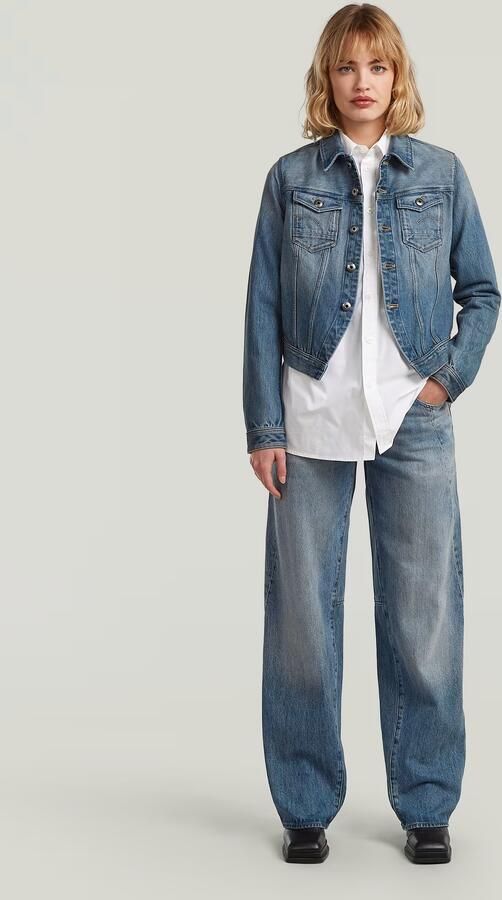G-Star RAW Pitched Hem Slim Jack Lichtblauw Dames - Foto 6