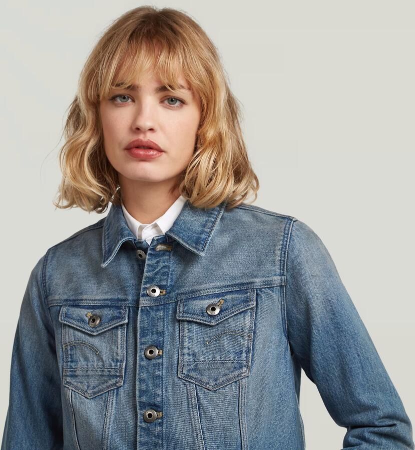 G-Star RAW Pitched Hem Slim Jack Lichtblauw Dames - Foto 3