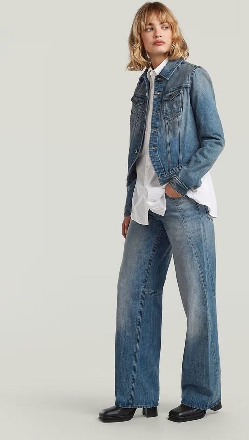 G-Star RAW Pitched Hem Slim Jack Lichtblauw Dames - Foto 5
