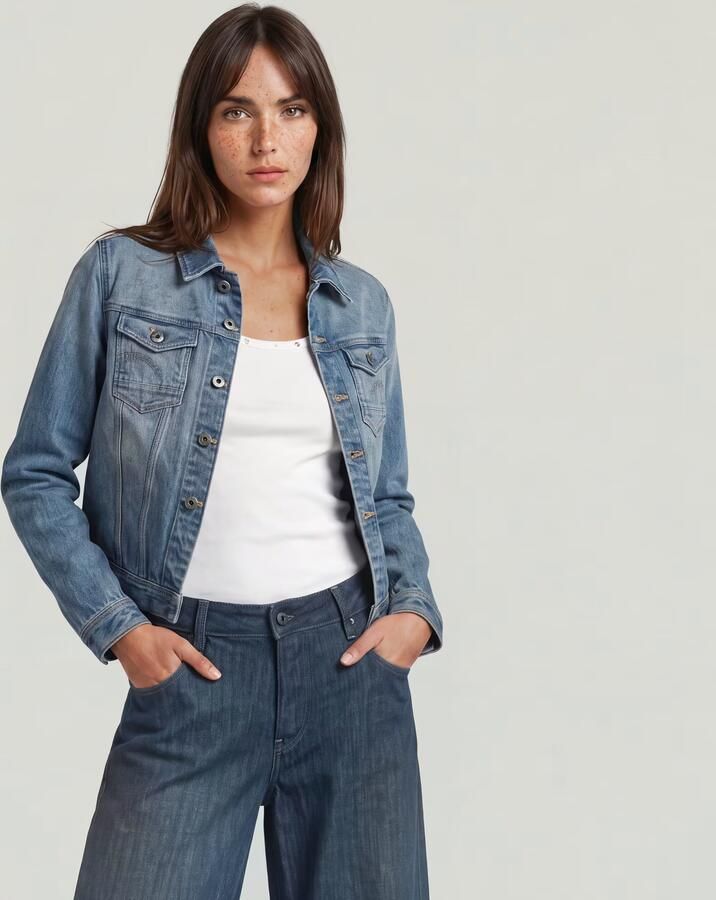 G-Star RAW Pitched Hem Slim Jack Lichtblauw Dames - Foto 4