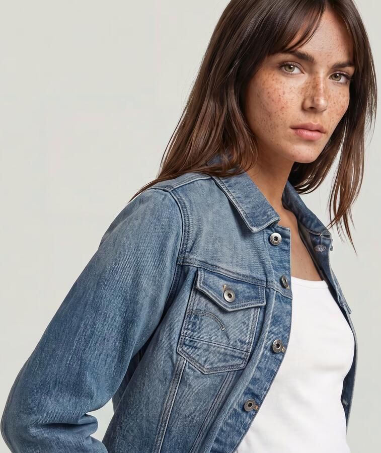 G-Star RAW Pitched Hem Slim Jack Lichtblauw Dames - Foto 3