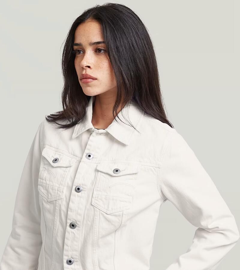 G-Star RAW Pitched Hem Slim Jack Wit Dames - Foto 3