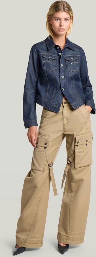 G-Star RAW Pitched Hem Slim Selvedge Jack Donkerblauw Dames - Foto 6