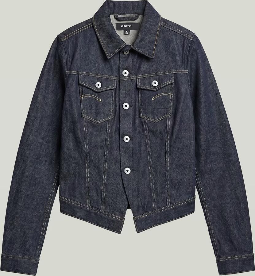 G-Star RAW Pitched Hem Slim Selvedge Jack Donkerblauw Dames - Foto 3