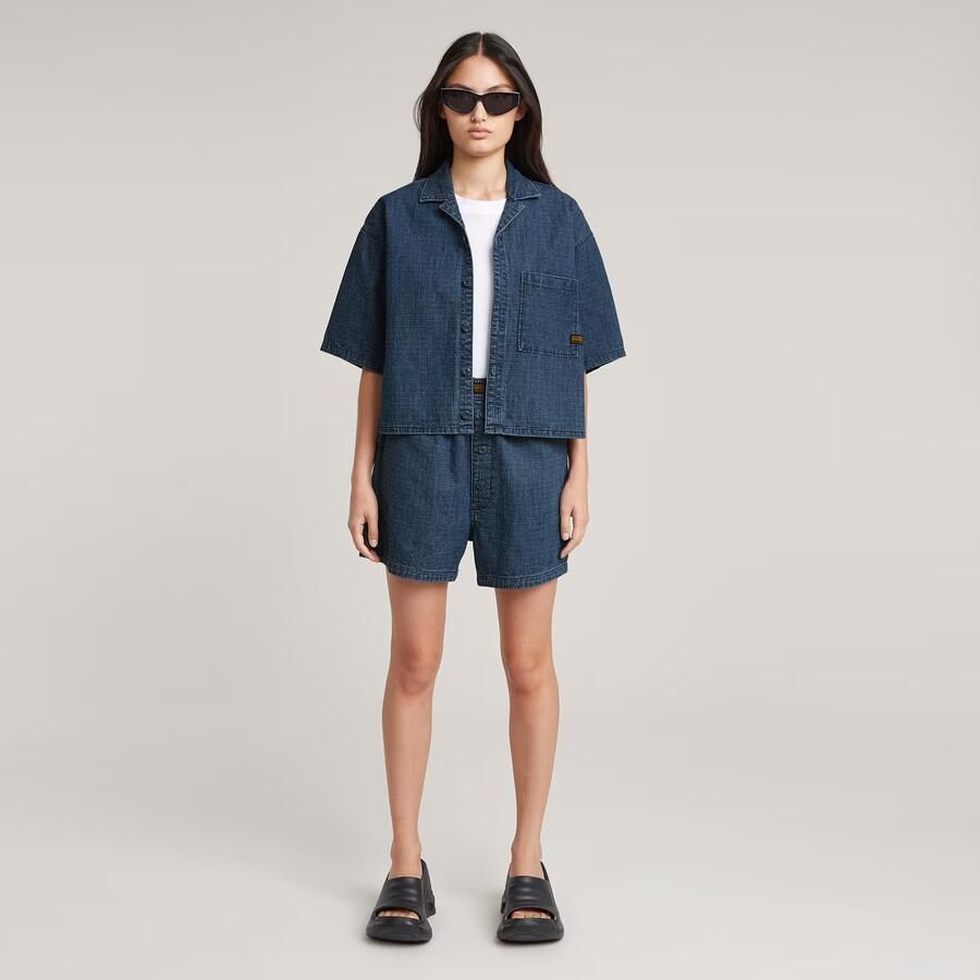 G-Star Raw Relaxed fit jeansblouse met borstzak - Foto 3