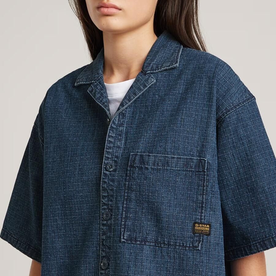 G-Star Raw Relaxed fit jeansblouse met borstzak - Foto 4