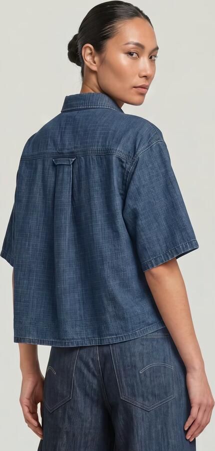 G-Star Raw Relaxed fit jeansblouse met borstzak - Foto 5