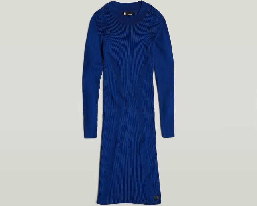 G-Star RAW Plated Slim Gebreide Jurk Meerkleurig Dames - Foto 6