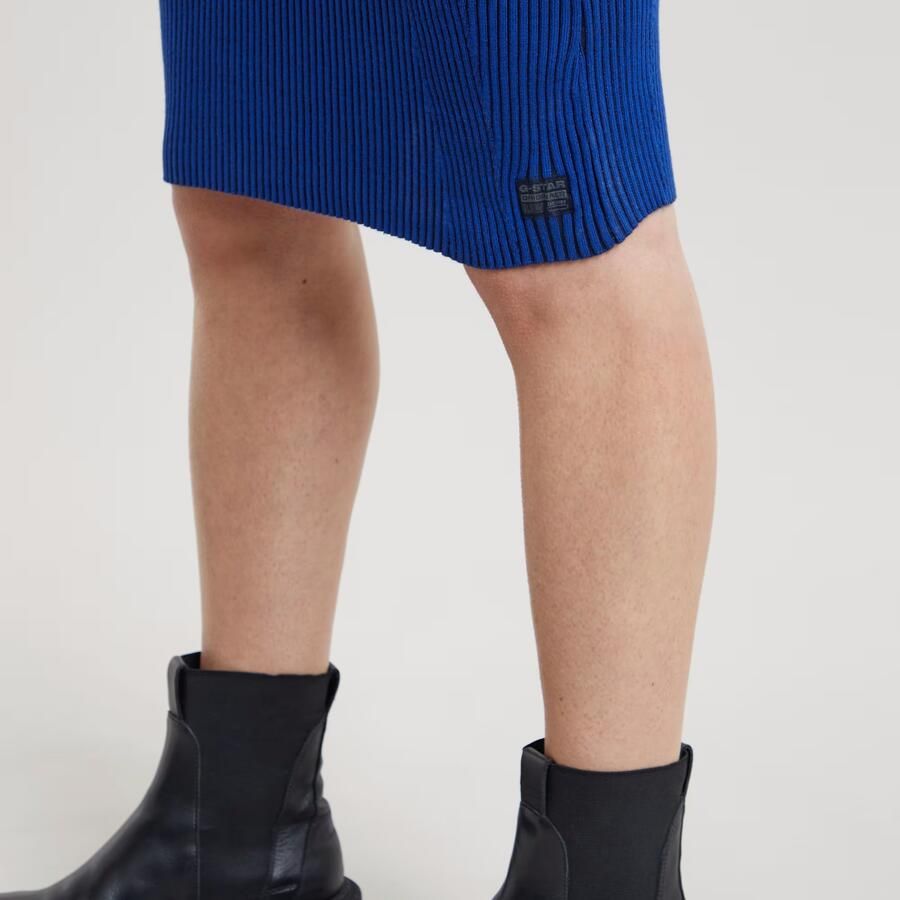 G-Star RAW Plated Slim Gebreide Jurk Meerkleurig Dames - Foto 3
