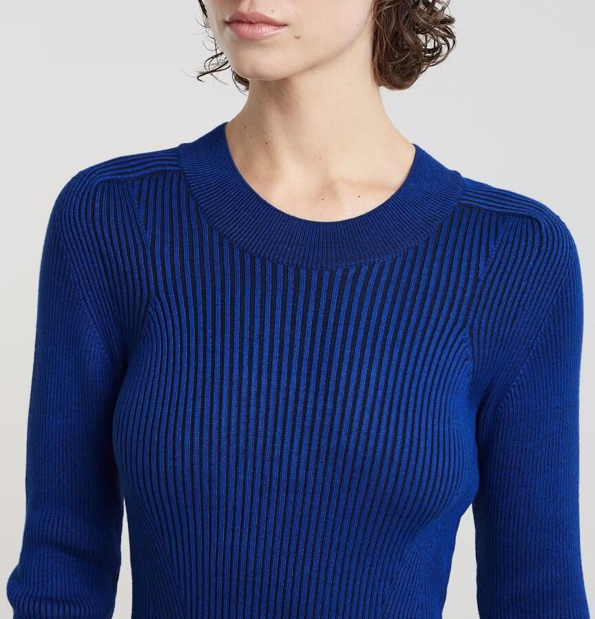 G-Star RAW Plated Slim Gebreide Jurk Meerkleurig Dames - Foto 5