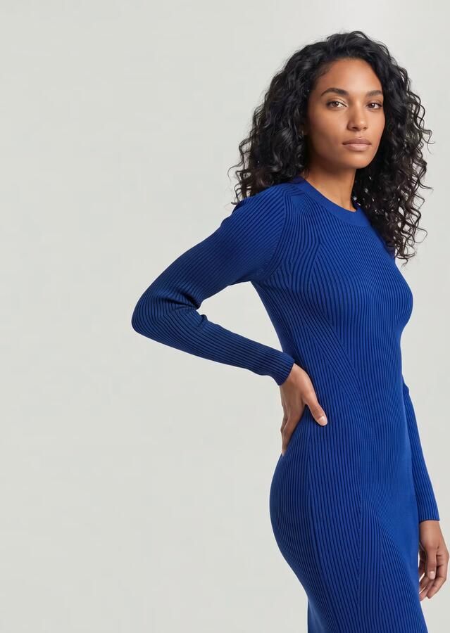 G-Star RAW Plated Slim Gebreide Jurk Meerkleurig Dames - Foto 6