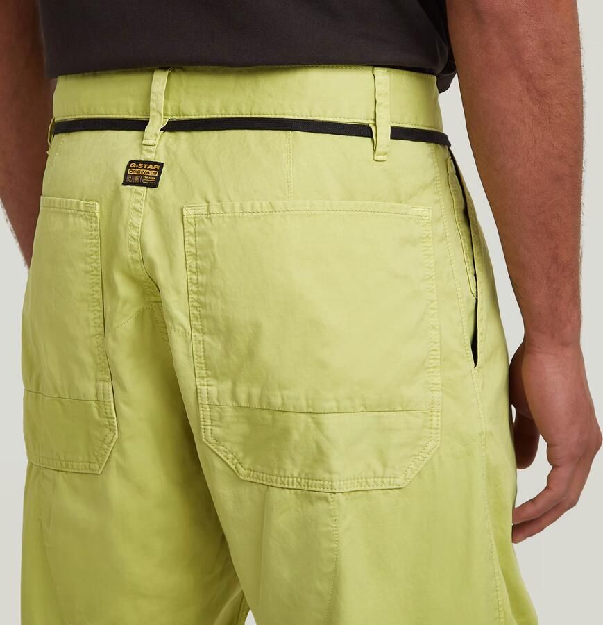 G-Star RAW Pleated 3D Denim Broek Groen Heren - Foto 2