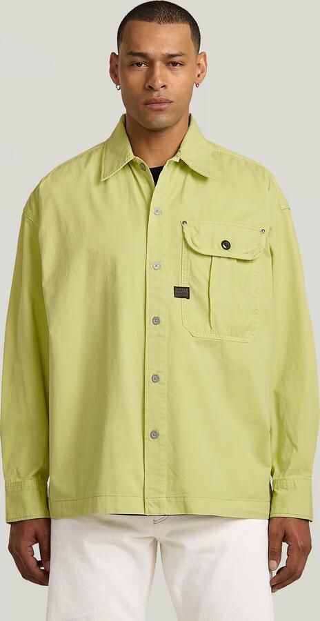 G-Star Raw Oversized fit vrijetijdsoverhemd met kentkraag - Foto 7