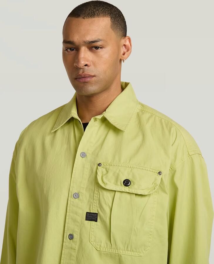 G-Star Raw Oversized fit vrijetijdsoverhemd met kentkraag - Foto 2