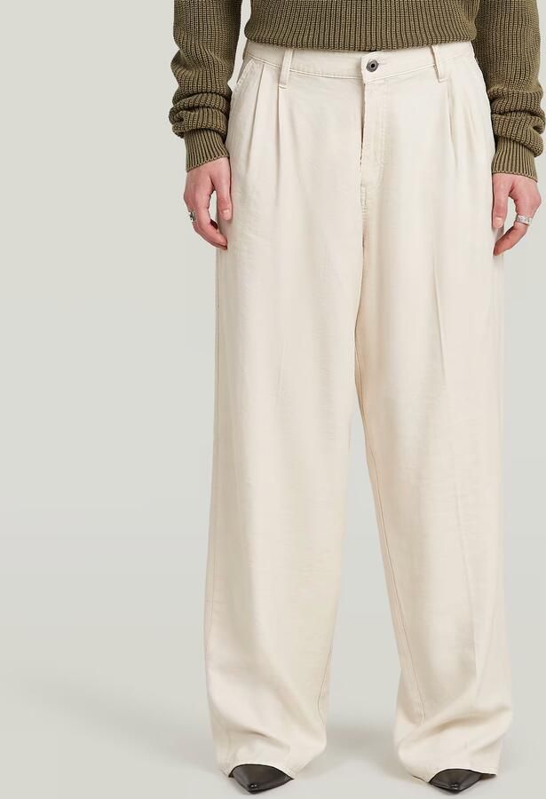 G-Star RAW Pleated Chino Beige Dames