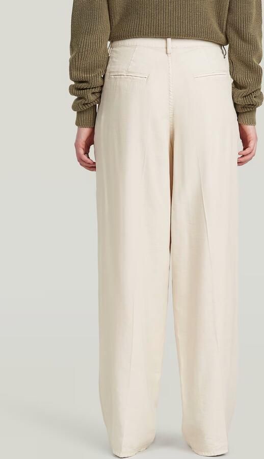 G-Star RAW Pleated Chino Beige Dames - Foto 6