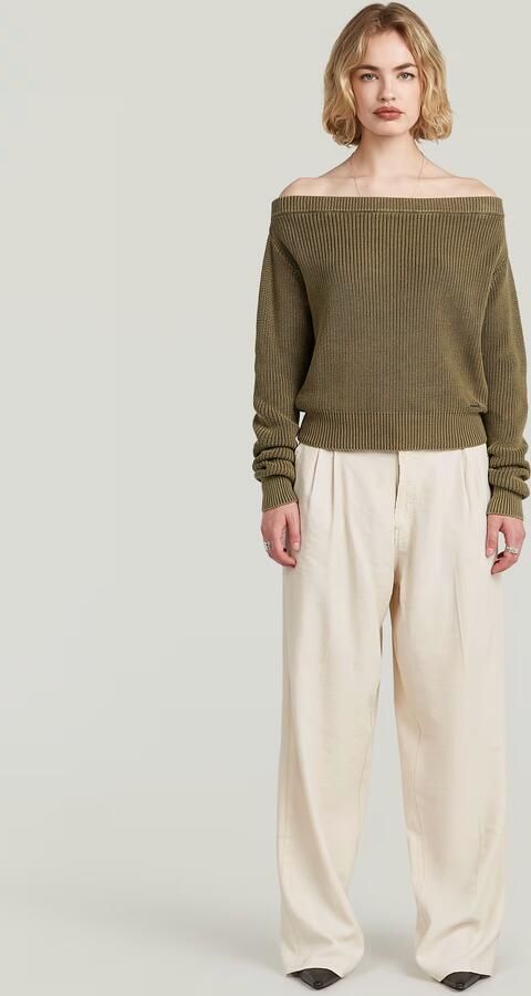 G-Star RAW Pleated Chino Beige Dames - Foto 7