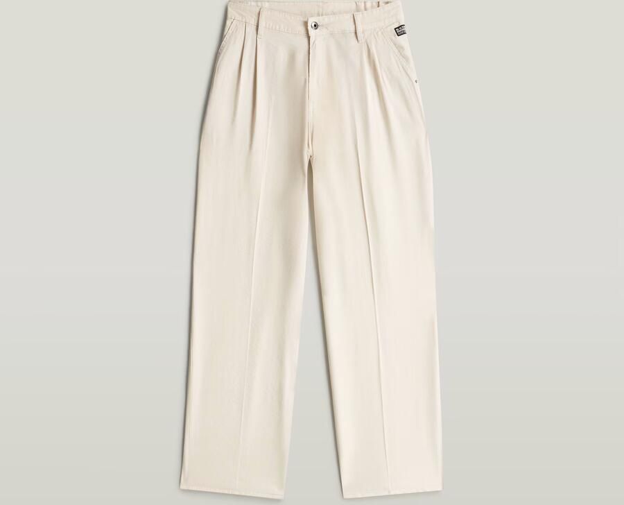 G-Star RAW Pleated Chino Beige Dames - Foto 3