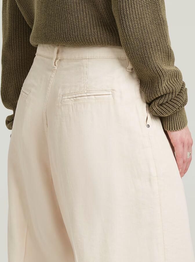 G-Star RAW Pleated Chino Beige Dames - Foto 4