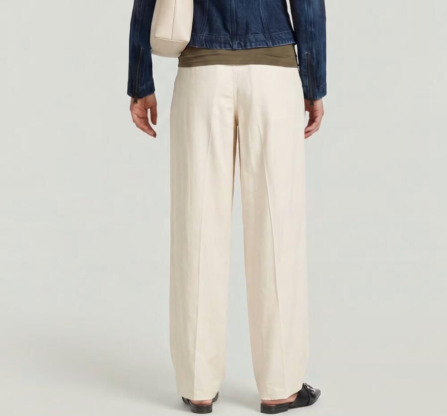 G-Star RAW Pleated Chino Beige Dames - Foto 5