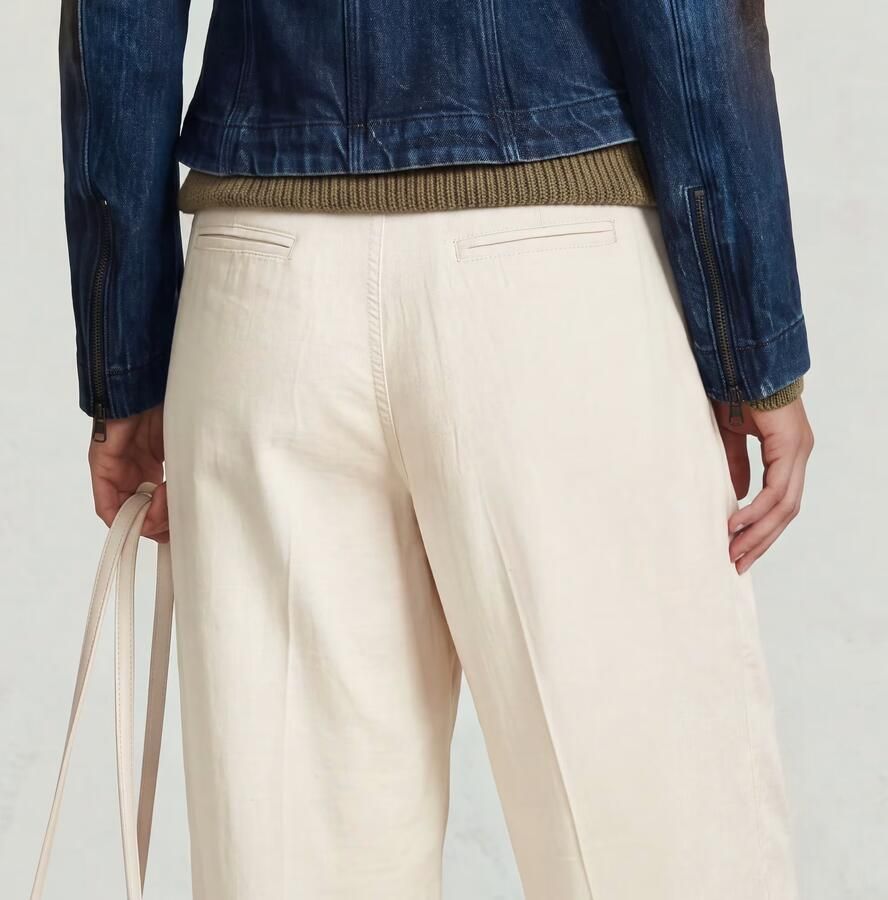 G-Star RAW Pleated Chino Beige Dames - Foto 3