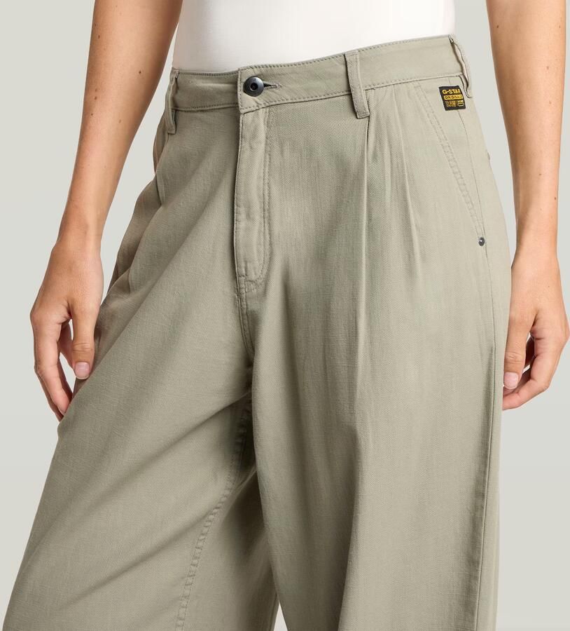 G-Star RAW Pleated Chino Groen Dames - Foto 4