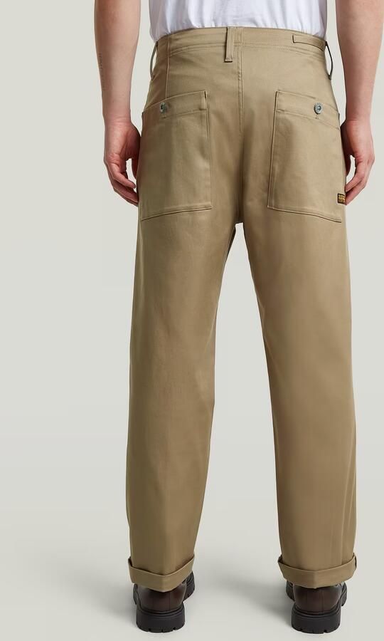 G-Star RAW Pleated Chino Relaxed Beige Heren - Foto 5
