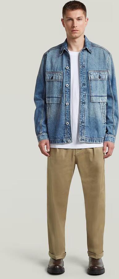 G-Star RAW Pleated Chino Relaxed Beige Heren - Foto 7