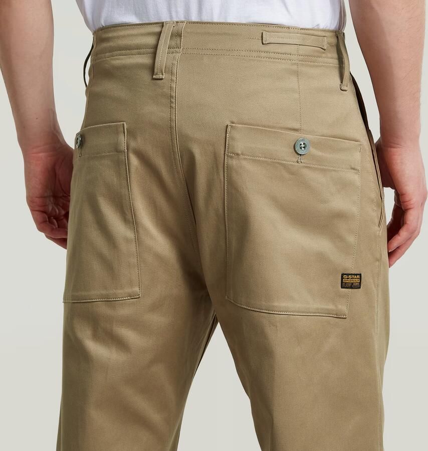 G-Star RAW Pleated Chino Relaxed Beige Heren - Foto 3