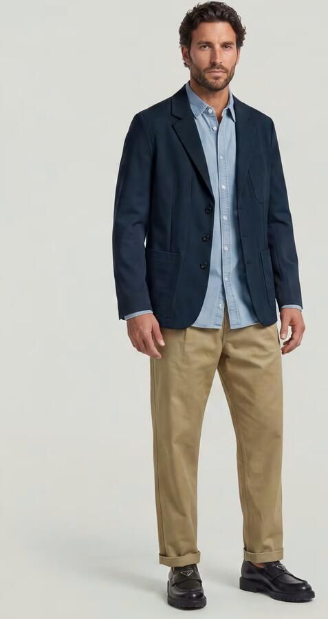 G-Star RAW Pleated Chino Relaxed Beige Heren - Foto 6
