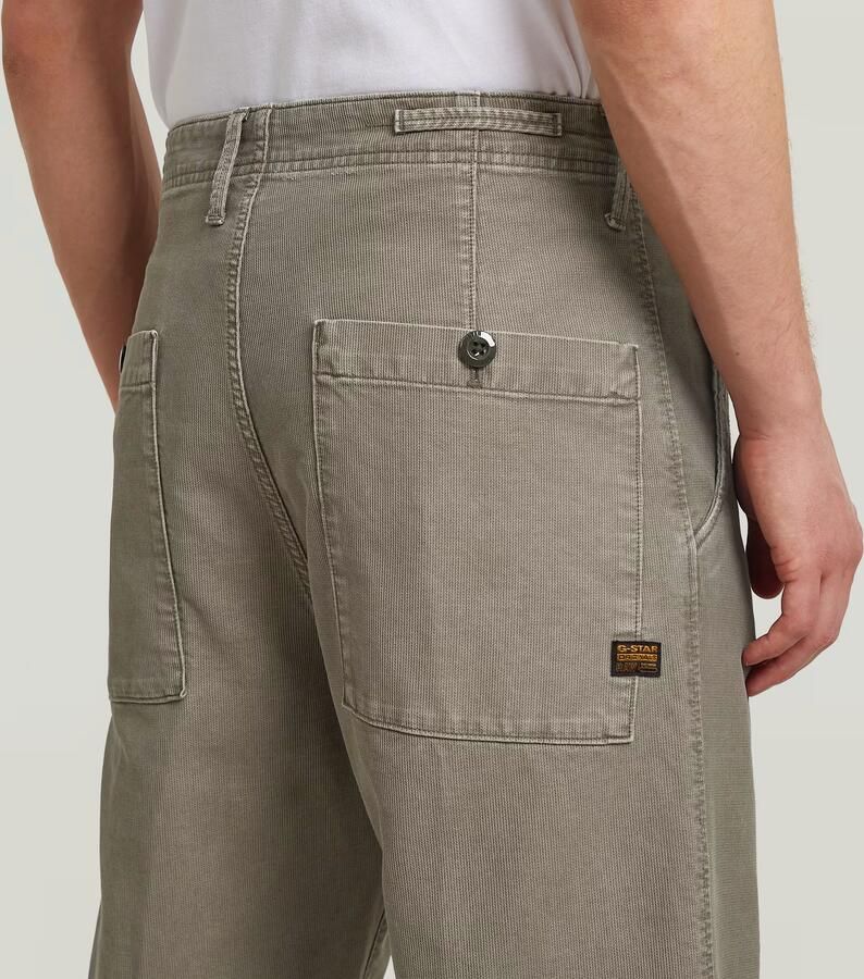 G-Star RAW Pleated Chino Relaxed Bruin Heren - Foto 3