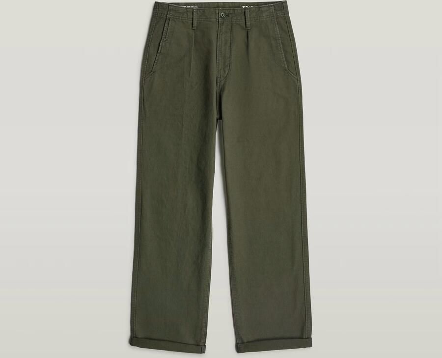 G-Star RAW Pleated Chino Relaxed Grijs Heren - Foto 4