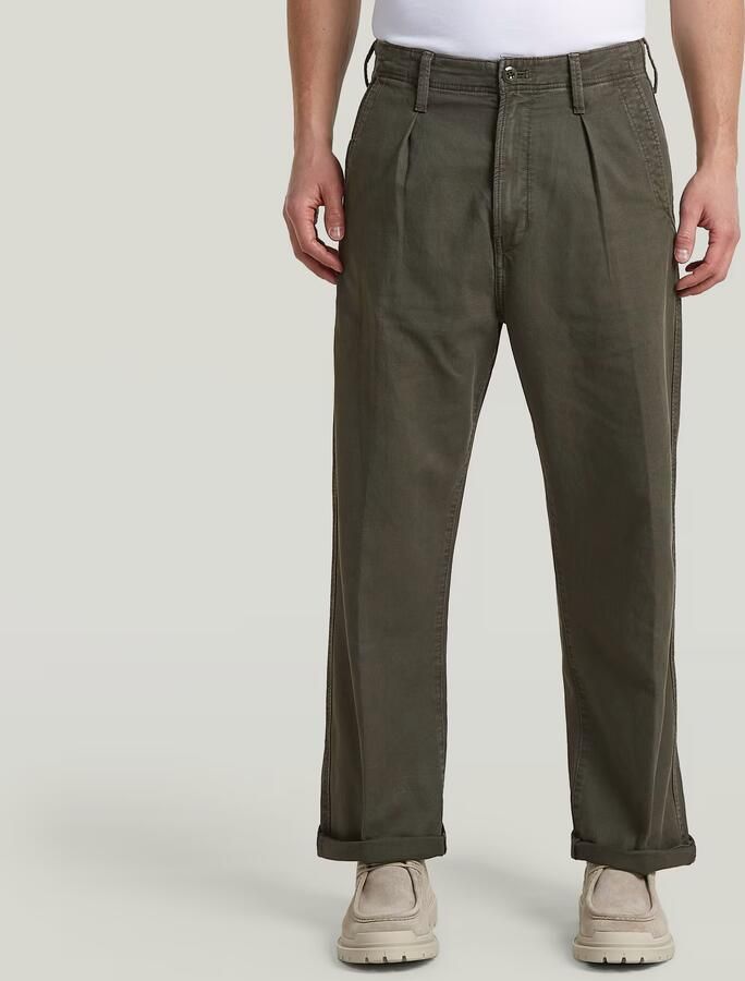 G-Star RAW Pleated Chino Relaxed Grijs Heren - Foto 4