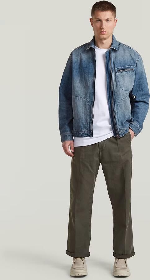 G-Star RAW Pleated Chino Relaxed Grijs Heren - Foto 5