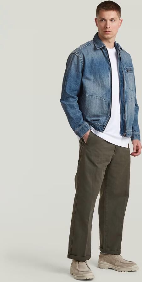 G-Star RAW Pleated Chino Relaxed Grijs Heren - Foto 6