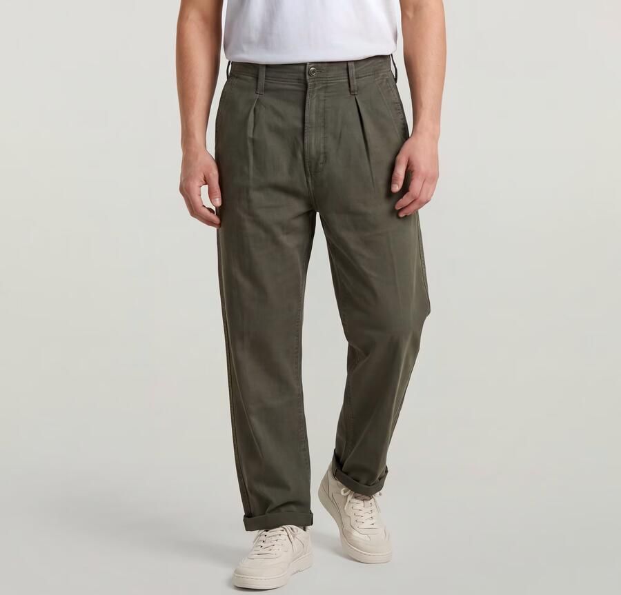 G-Star RAW Pleated Chino Relaxed Grijs Heren - Foto 5