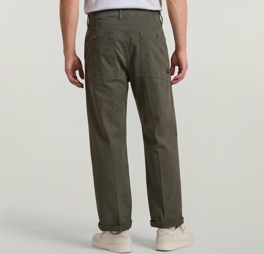 G-Star RAW Pleated Chino Relaxed Grijs Heren - Foto 4