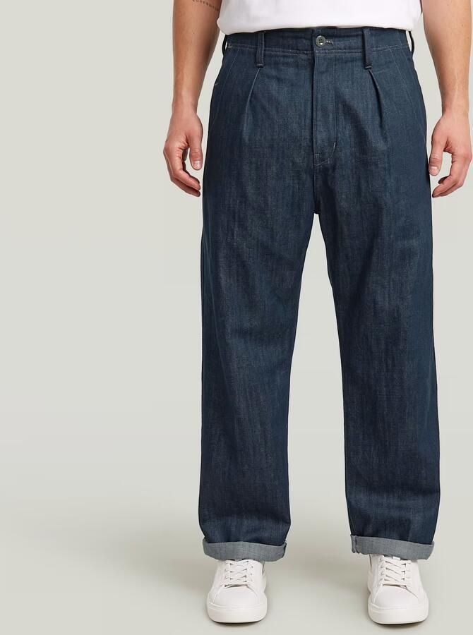 G-Star RAW Pleated Chino Relaxed Neo Raw Jeans Donkerblauw Heren